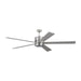 Generation Lighting 5VMR72BSD Vision 72"Ceiling Fan, Brushed Steel Alternate Image.jpg