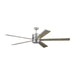Generation Lighting 5VMR72BSD Vision 72"Ceiling Fan, Brushed Steel Alternate Image 2.jpg