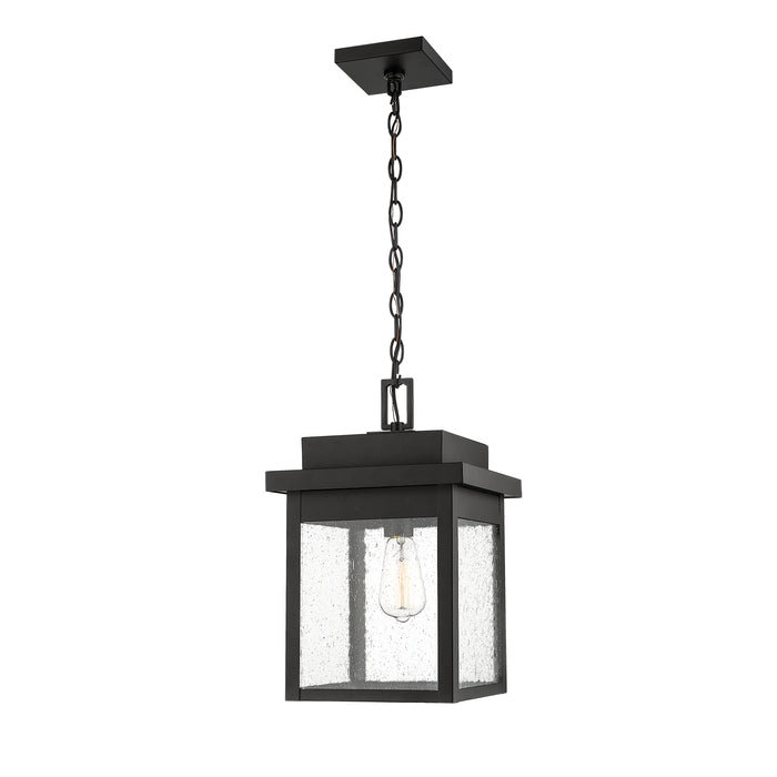 Millennium 2665-PBK Belle Chasse One Light Outdoor Hanging Lantern, Powder Coat Black Main Image.jpg