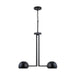 Capital Lighting 433141MB Hadley Four Light Chandelier, Matte Black Alternate Image.jpg