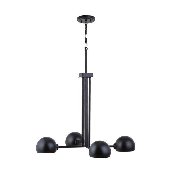 Capital Lighting 433141MB Hadley Four Light Chandelier, Matte Black Alternate Image 2.jpg