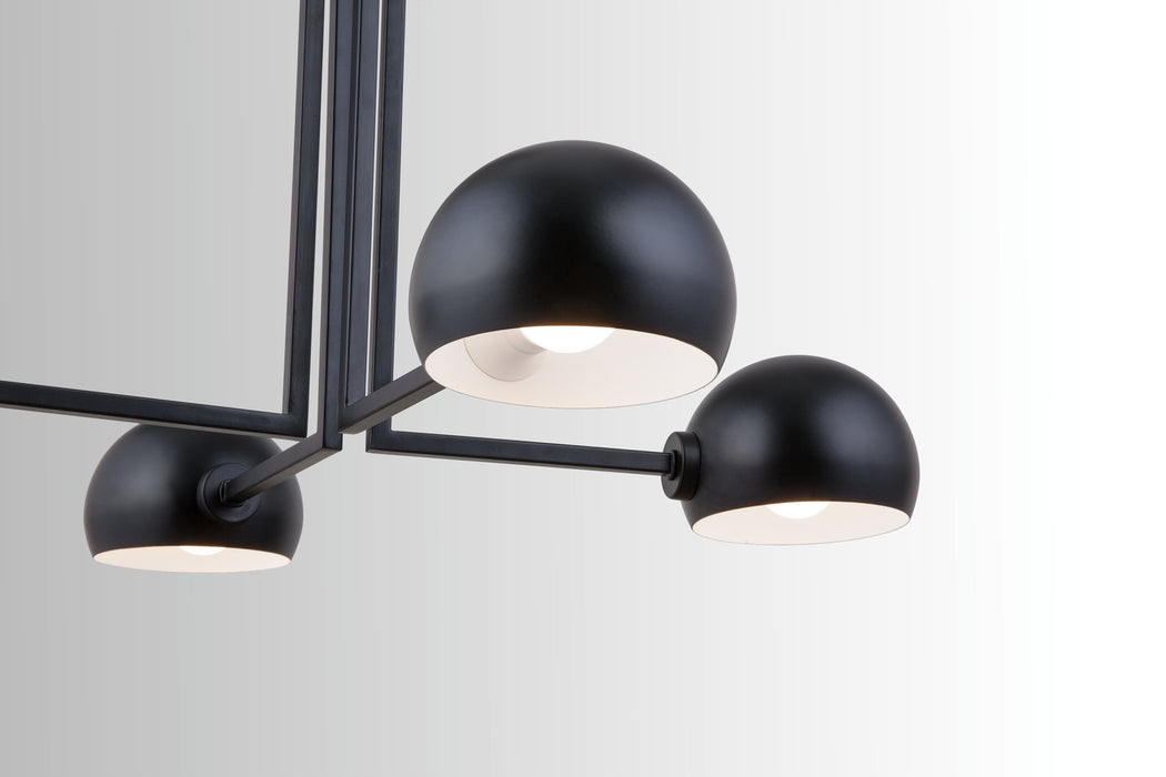 Capital Lighting 433141MB Hadley Four Light Chandelier, Matte Black Alternate Image 4.jpg