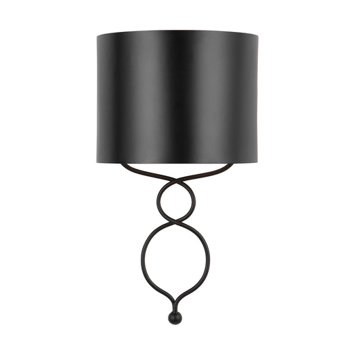 Capital Lighting 631612MB Sonnet One Light Wall Sconce, Matte Black Main Image.jpg