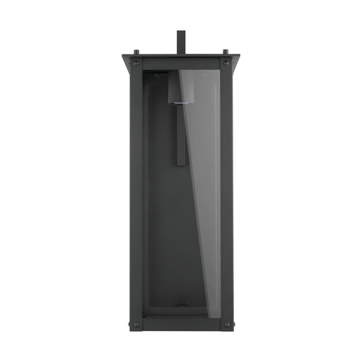 Capital Lighting 934641BK-GL Hunt One Light Outdoor Wall Lantern, Black Alternate Image.jpg