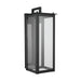 Capital Lighting 934641BK-GL Hunt One Light Outdoor Wall Lantern, Black Alternate Image 2.jpg