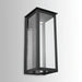 Capital Lighting 934641BK-GL Hunt One Light Outdoor Wall Lantern, Black Alternate Image 3.jpg