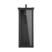 Capital Lighting 934641BK-GL Hunt One Light Outdoor Wall Lantern, Black Main Image.jpg