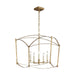 Visual Comfort Studio F3325/5ADB Thayer Five Light Lantern, Antique Gild Main Image.jpg