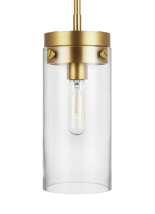 Visual Comfort Studio CP1001BBS Garrett One Light Pendant, Burnished Brass Alternate Image.jpg