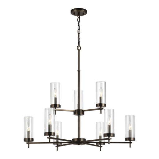 Visual Comfort Studio 3190309EN-778 Zire Nine Light Chandelier, Brushed Oil Rubbed Bronze Main Image.jpg