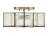 Shoppers Lighting SH60004NB Emily Two Light Semi-Flush Mount, Natural Brass Alternate Image.jpg