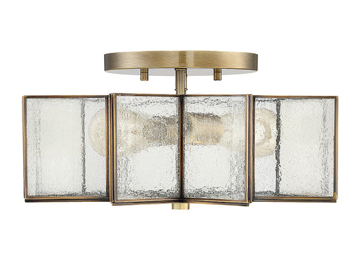 Shoppers Lighting SH60004NB Emily Two Light Semi-Flush Mount, Natural Brass Alternate Image.jpg