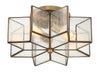 Shoppers Lighting SH60004NB Emily Two Light Semi-Flush Mount, Natural Brass Alternate Image 3.jpg