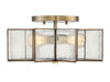 Shoppers Lighting SH60004NB Emily Two Light Semi-Flush Mount, Natural Brass Main Image.jpg