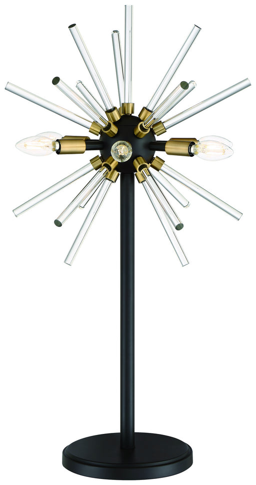 George Kovacs P1797-416-L Spiked LED Table Lamp, Painted Bronze W/Natural Brush Main Image.jpg
