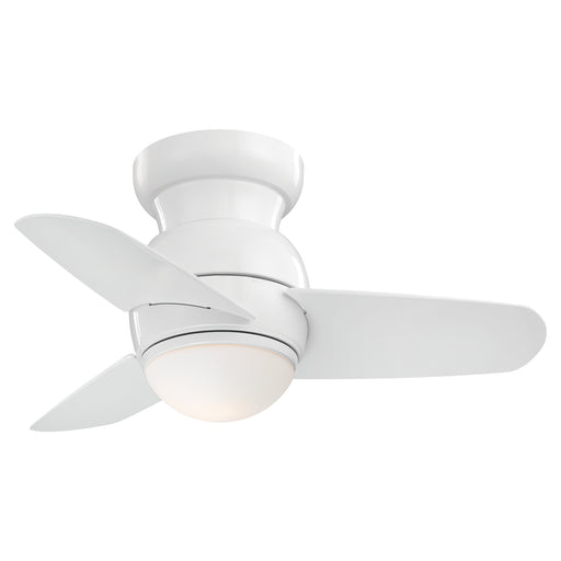 Minka-Aire F510L-WH Spacesaver LED 26" Ceiling Fan, White Main Image.jpg