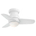 Minka-Aire F510L-WH Spacesaver LED 26" Ceiling Fan, White Main Image.jpg
