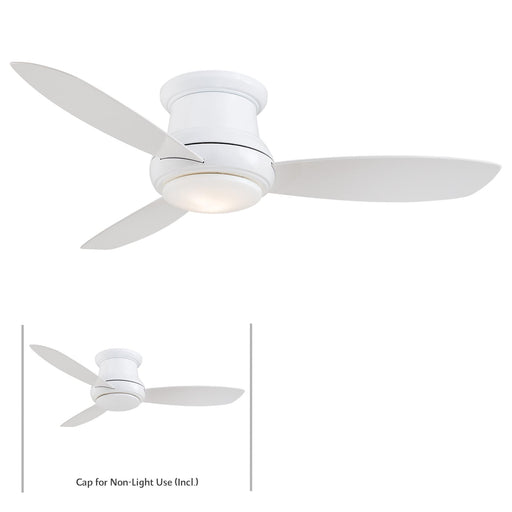 Minka-Aire F519L-WH Concept II LED 52" Ceiling Fan, White Main Image.jpg