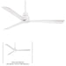 Minka-Aire F787-WHF Simple 52" Ceiling Fan, Flat White Main Image.jpg