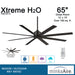 Minka-Aire F896-65-CL Xtreme H2O 65" Ceiling Fan, Coal Alternate Image 3.jpg