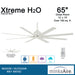 Minka-Aire F896-65-WHF Xtreme H2O 65" Ceiling Fan, Flat White Alternate Image 3.jpg