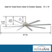 Minka-Aire F896-84-BNW Xtreme H2O 84" Outdoor Ceiling Fan, Brushed Nickel Wet Alternate Image 2.jpg