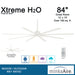 Minka-Aire F896-84-WHF Xtreme H2O 84" Outdoor Ceiling Fan, Flat White Alternate Image 3.jpg