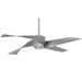 Minka-Aire F903L-BN/SL Artemis IV 64" Ceiling Fan, Brushed Nickel W/ Silver Main Image.jpg