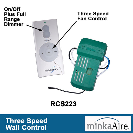 Minka-Aire RCS223L Minka-Aire Hand Held Remote Control For LED, Grey Alternate Image.jpg