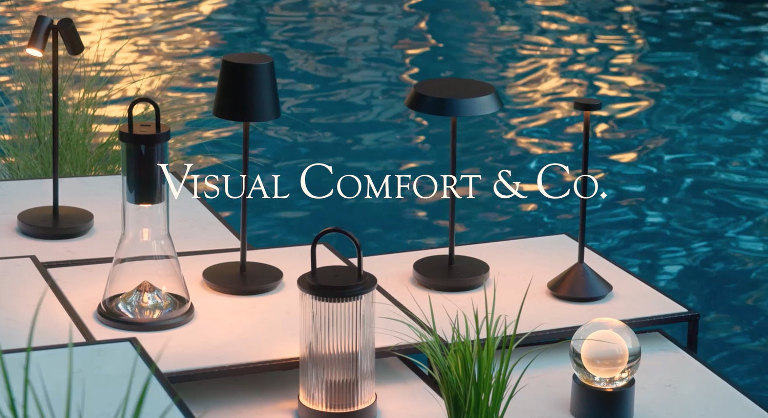 Shoppers lighting features visual comfort modern portable led rechargeable lamps.