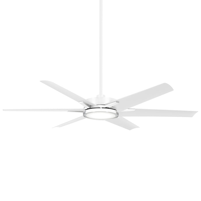 Minka-Aire F866L-WHF Deco 65" Ceiling Fan, Flat White Main Image.jpg