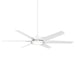Minka-Aire F866L-WHF Deco 65" Ceiling Fan, Flat White Main Image.jpg
