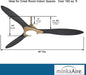 Minka-Aire F868L-SBR/CL Sleek - 3-Blade 60" LED Smart Ceiling Fan, Soft Brass with Coal Blades Alternate Image 2.jpg