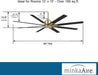 Minka-Aire F896-65-SBR/CL Xtreme H2O 65" Ceiling Fan, Soft Brass and Coal Alternate Image 2.jpg