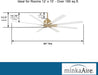 Minka-Aire F896-65-SBR/WHF Xtreme H2O 65" Ceiling Fan, Soft Brass and Flat White Alternate Image 2.jpg