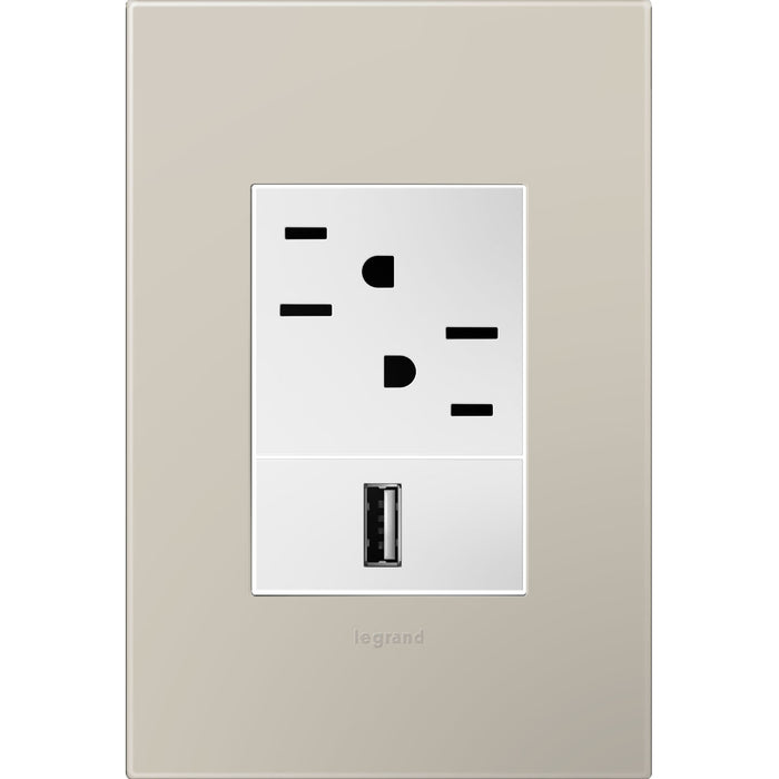 adorne® AWP1G3GG4 Greige One-Gang-Plus Screwless Wall Plate Alternate Image.jpg