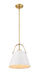 Z-Lite 726P-MW+HBR Z-Studio One Light Pendant, Matte White / Heritage Brass Alternate Image.jpg