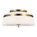Visual Comfort Studio AF1153BBS Cordtlandt Three Light Semi-Flush Mount, Burnished Brass Alternate Image.jpg