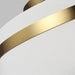 Visual Comfort Studio AF1153BBS Cordtlandt Three Light Semi-Flush Mount, Burnished Brass Alternate Image 2.jpg