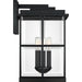Quoizel MGN8410MBK Mulligan Three Light Outdoor Wall Lantern, Matte Black Alternate Image 3.jpg