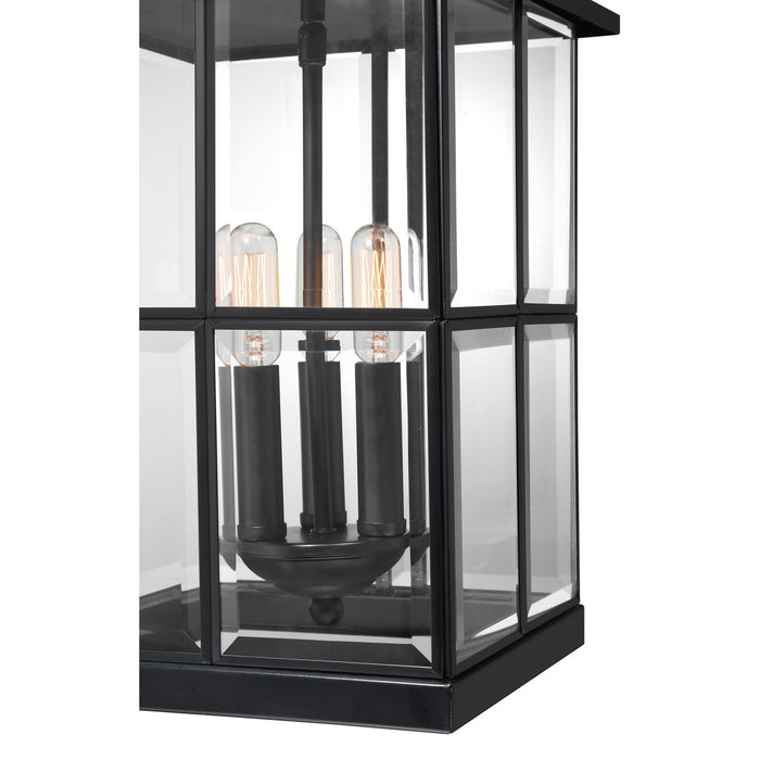 Quoizel MGN8410MBK Mulligan Three Light Outdoor Wall Lantern, Matte Black Alternate Image 4.jpg