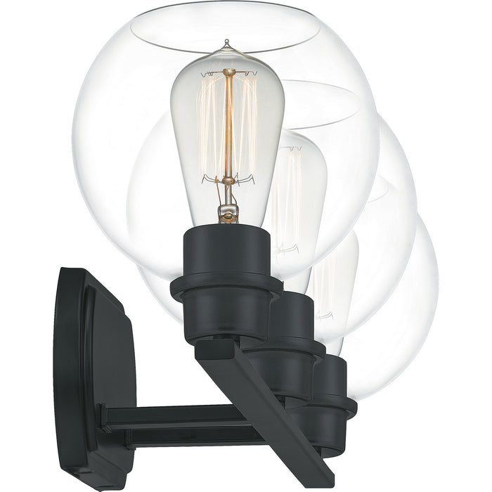 Quoizel PRUC8626MBK Pruitt Three Light Bath, Matte Black Alternate Image 3.jpg
