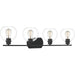 Quoizel PRUC8636MBK Pruitt Four Light Bath, Matte Black Alternate Image 2.jpg