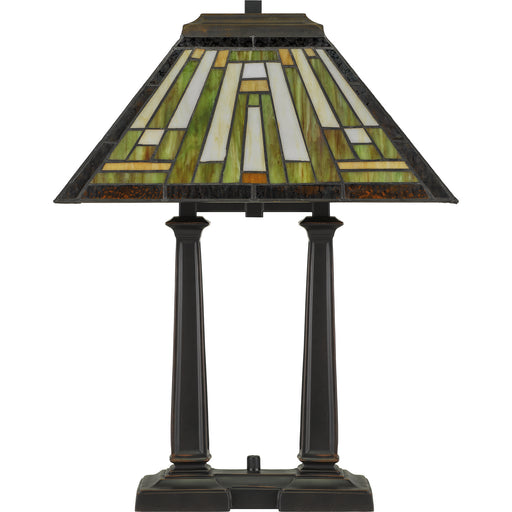 Quoizel TF5208RS Decker Two Light Table Lamp, Russet Alternate Image.jpg
