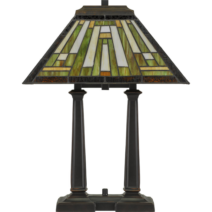Quoizel TF5208RS Decker Two Light Table Lamp, Russet Alternate Image.jpg