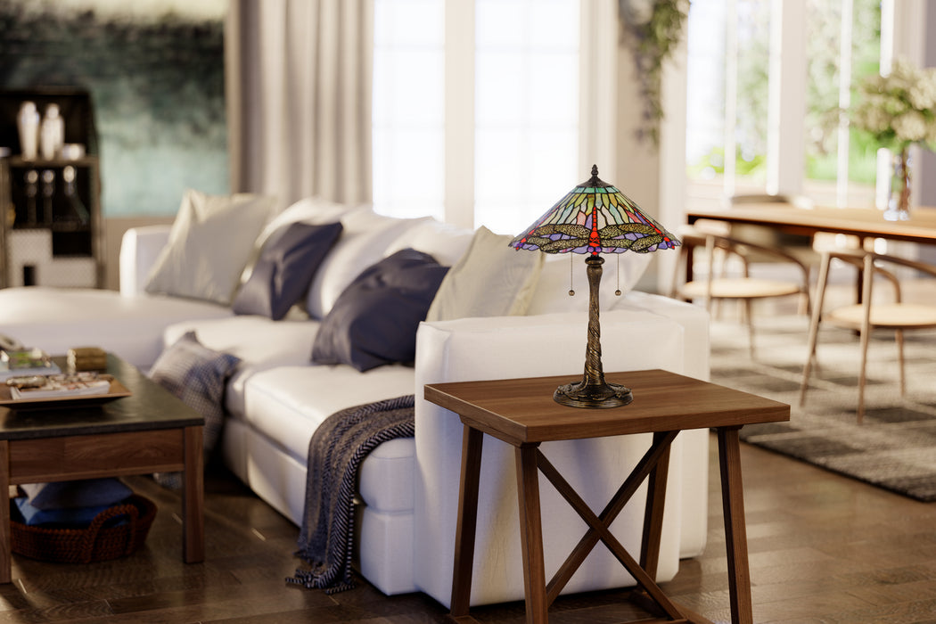 Quoizel TF5220T Skimmer Two Light Table Lamp Alternate Image 3.jpg