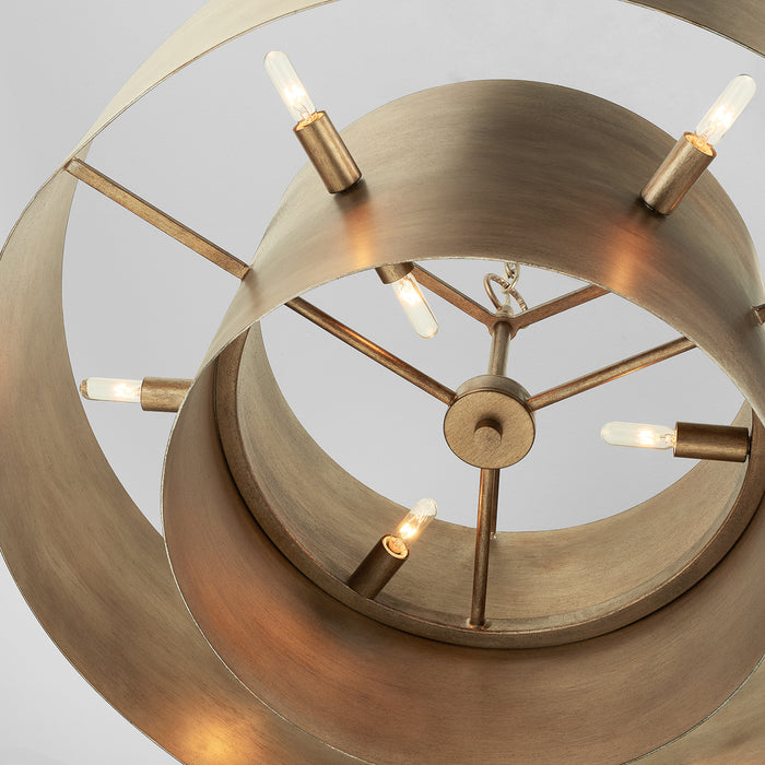 Capital Lighting 339091ML Jude Nine Light Pendant, Mystic Lustre Alternate Image 4.jpg