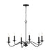 Capital Lighting 437262BI Vincent Six Light Chandelier, Black Iron Alternate Image.jpg