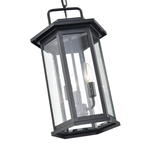 Millennium 2687-PBK Ellis Three Light Outdoor Hanging Lantern, Powder Coat Black Alternate Image.jpg