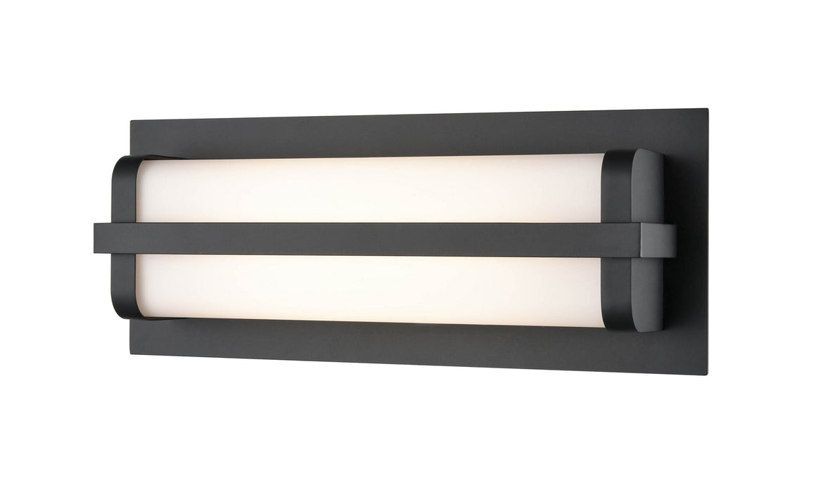 Millennium 8091-PBK Amster LED Outdoor Wall Mount, Powder coated Black Alternate Image 2.jpg